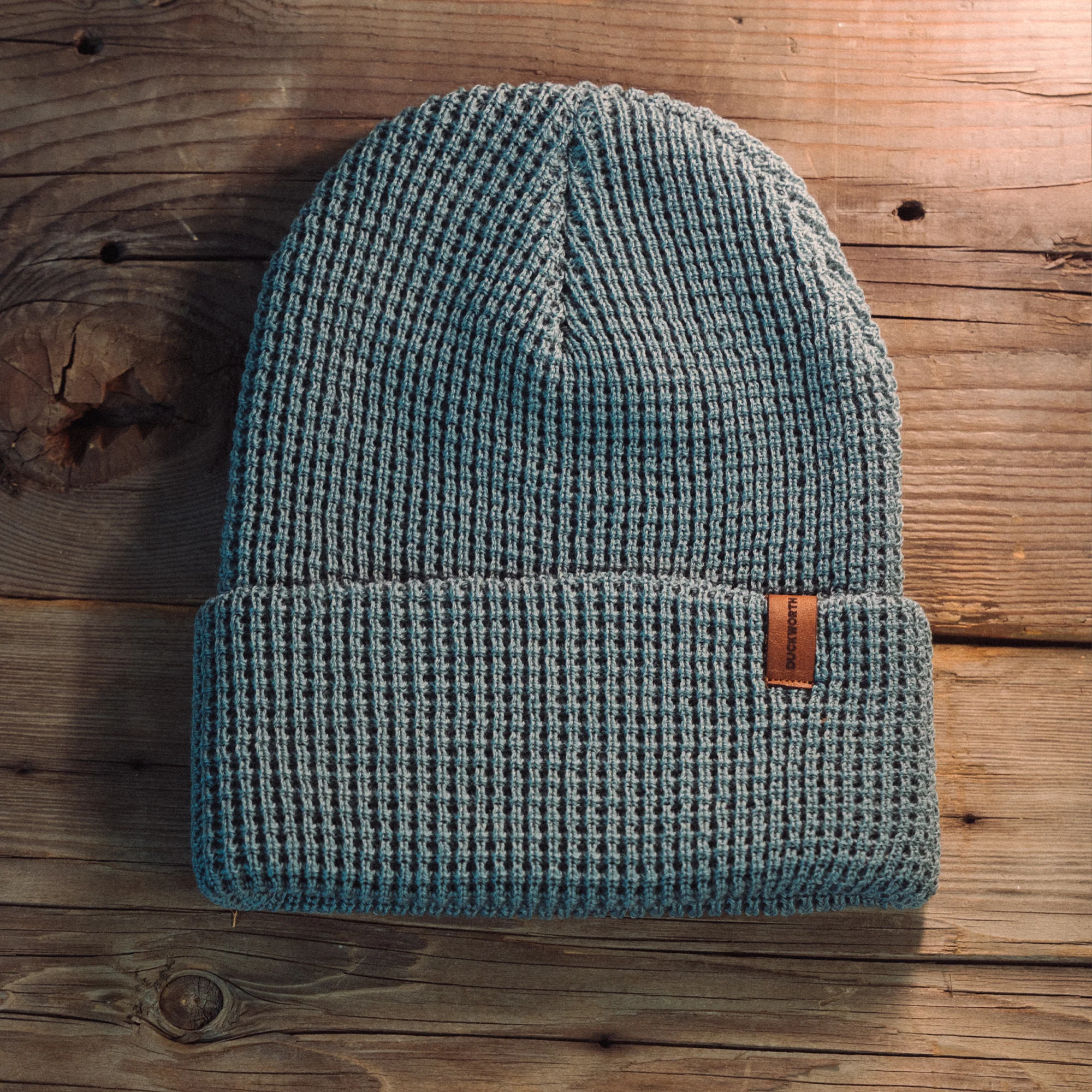 Knit Waffle Hat - Image 3