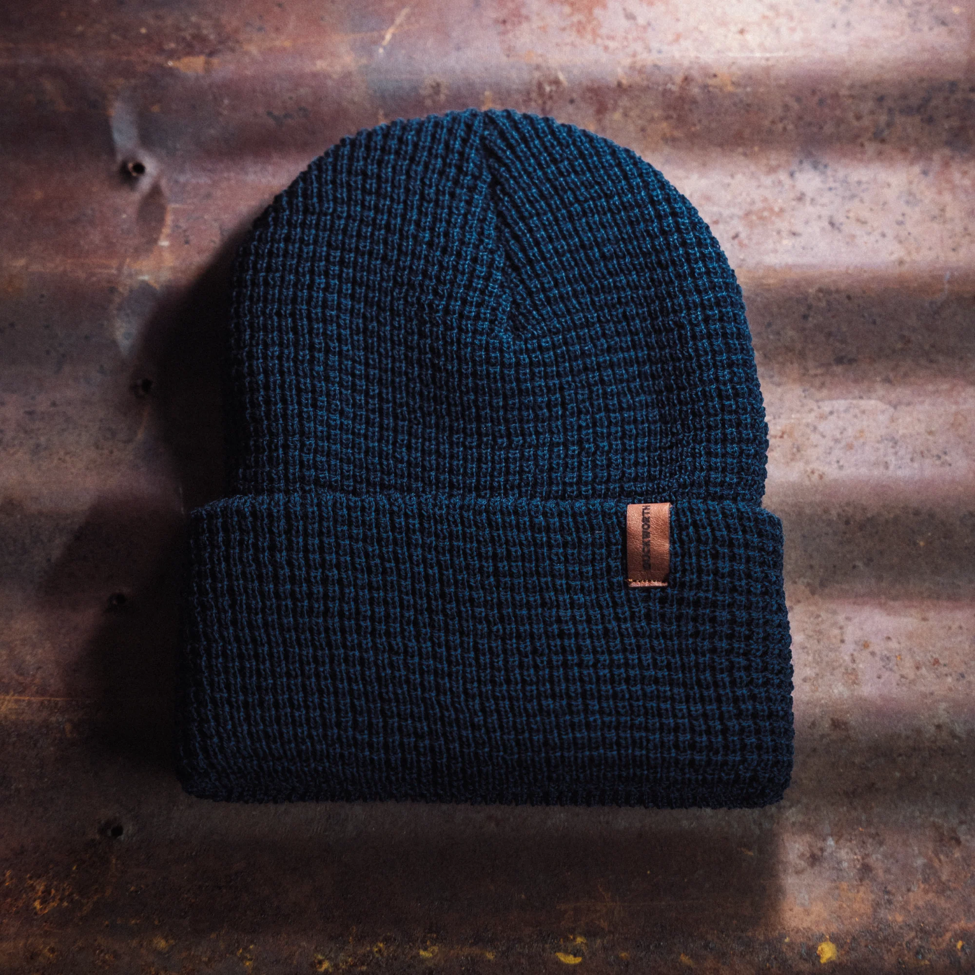 Knit Waffle Hat - Image 4