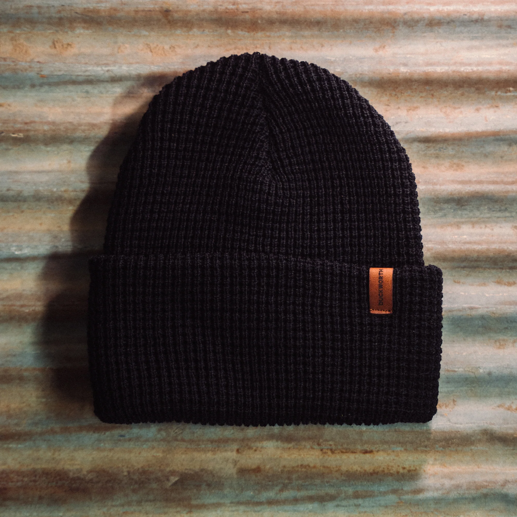 Knit Waffle Hat - Image 6