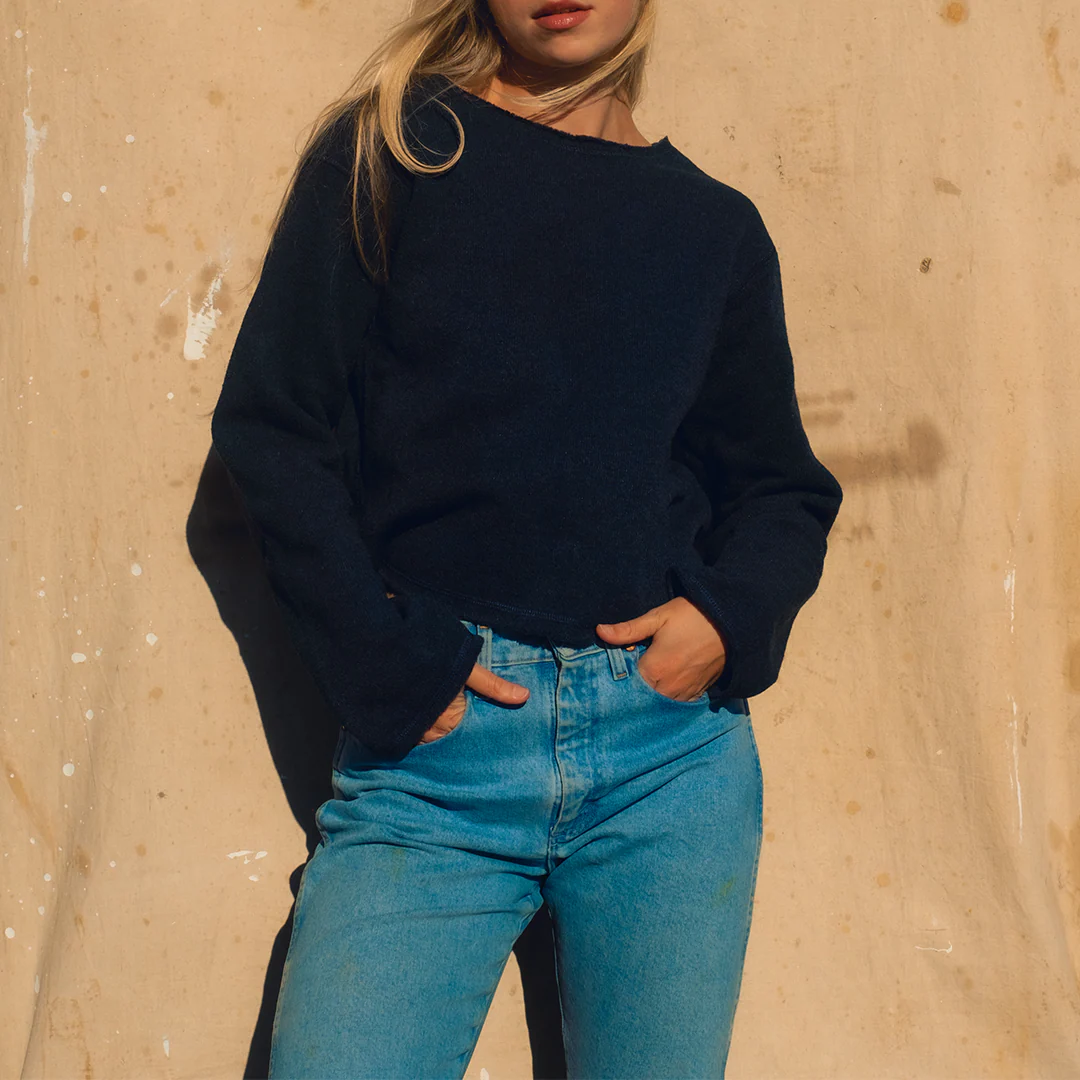 Women's Powder Cropped Crew - Image 7